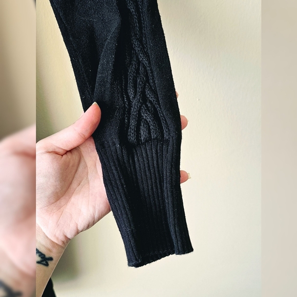 Victoria's Secret Black Sweater Dress by Moda (M) - Picture 4 of 5